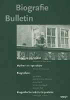 Biografie Bulletin. Jaargang 9,  [tijdschrift] Biografie Bulletin