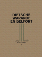 Dietsche Warande en Belfort. Jaargang 1927,  [tijdschrift] Dietsche Warande en Belfort