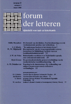 Forum der Letteren. Jaargang 1988,  [tijdschrift] Forum der Letteren