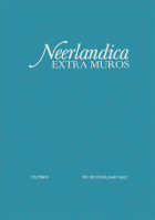 Neerlandica extra Muros. Jaargang 1982,  [tijdschrift] Neerlandica extra Muros / Internationale Neerlandistiek