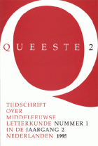Queeste. Tijdschrift over middeleeuwse letterkunde in de Nederlanden. Jaargang 1995,  [tijdschrift] Queeste