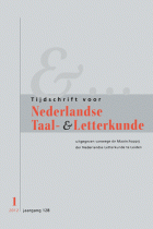 Tijdschrift voor Nederlandse Taal- en Letterkunde. Jaargang 128,  [tijdschrift] Tijdschrift voor Nederlandse Taal- en Letterkunde