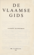 De Vlaamse Gids. Jaargang 48,  [tijdschrift] Vlaamsche Gids, De