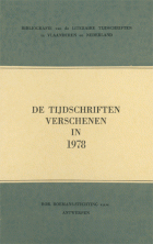 Bibliografie van de literaire tijdschriften in Vlaanderen en Nederland. De tijdschriften verschenen in 1978, Hilda van Assche, Richard Baeyens