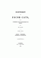 Dichtwerken. Deel 6, Jacob Cats