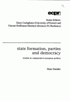State formation, parties and democracy. Studies in comparative European politics, Hans Daalder