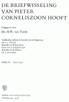 De briefwisseling van P.C. Hooft. Deel 2, P.C. Hooft