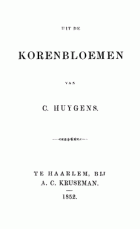 Uit de Korenbloemen, Constantijn Huygens