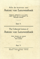 Alle de brieven. Deel 5: 1685-1686, Anthoni van Leeuwenhoek