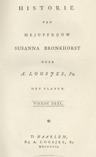 Historie van Mejuffrouw Susanna Bronkhorst. Deel 4, Adriaan Loosjes