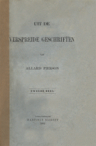 Uit de verspreide geschriften. Eerste reeks. Deel 2. 1889-1895, Allard Pierson