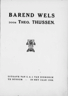 Barend Wels, Theo Thijssen
