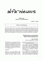 Alfa-Nieuws. Jaargang 5,  [tijdschrift] Alfa-nieuws