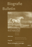 Biografie Bulletin. Jaargang 11,  [tijdschrift] Biografie Bulletin