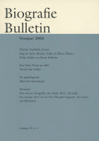 Biografie Bulletin. Jaargang 13,  [tijdschrift] Biografie Bulletin
