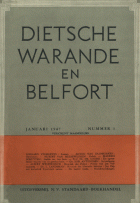 Dietsche Warande en Belfort. Jaargang 92,  [tijdschrift] Dietsche Warande en Belfort