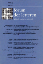 Forum der Letteren. Jaargang 1985,  [tijdschrift] Forum der Letteren