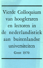 Colloquium Neerlandicum 4 (1970),  [tijdschrift] Handelingen Colloquium Neerlandicum