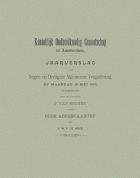Jaarverslag van het Koninklijk Oudheidkundig Genootschap 39,  [tijdschrift] Jaarverslag van het Koninklijk Oudheidkundig Genootschap 1859-1900