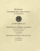 Jaarverslag van het Koninklijk Oudheidkundig Genootschap 64,  [tijdschrift] Jaarverslag van het Koninkijk Oudheidkundig Genootschap 1901-2000