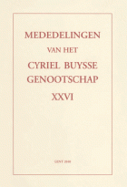 Mededelingen van het Cyriel Buysse Genootschap 26,  [tijdschrift] Mededelingen van het Cyriel Buysse Genootschap