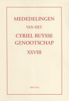 Mededelingen van het Cyriel Buysse Genootschap 28,  [tijdschrift] Mededelingen van het Cyriel Buysse Genootschap