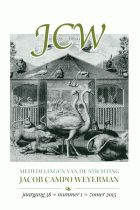 Mededelingen van de Stichting Jacob Campo Weyerman. Jaargang 38,  [tijdschrift] Mededelingen van de Stichting Jacob Campo Weyerman
