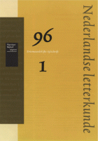 Nederlandse Letterkunde. Jaargang 1,  [tijdschrift] Nederlandse Letterkunde