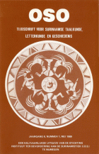 OSO. Tijdschrift voor Surinaamse Taalkunde, Letterkunde en Geschiedenis. Jaargang 8,  [tijdschrift] OSO