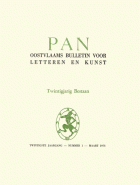 Pan. Oostvlaams Bulletin voor Letteren en Kunst. Jaargang 20,  [tijdschrift] Pan
