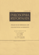 Philosophia reformata. Jaargang 23,  [tijdschrift] Philosophia reformatia