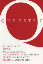 Queeste. Tijdschrift over middeleeuwse letterkunde in de Nederlanden. Jaargang 2000,  [tijdschrift] Queeste