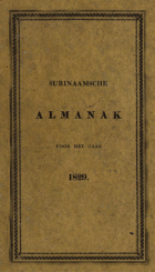 Surinaamsche Almanak voor het Jaar 1829,  [tijdschrift] Surinaamsche Almanak