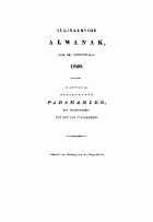 Surinaamsche Almanak voor het Jaar 1840,  [tijdschrift] Surinaamsche Almanak