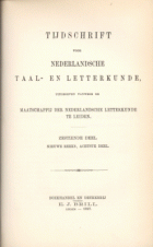 Tijdschrift voor Nederlandse Taal- en Letterkunde. Jaargang 16,  [tijdschrift] Tijdschrift voor Nederlandse Taal- en Letterkunde