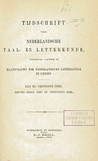 Tijdschrift voor Nederlandse Taal- en Letterkunde. Jaargang 31,  [tijdschrift] Tijdschrift voor Nederlandse Taal- en Letterkunde