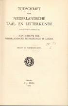 Tijdschrift voor Nederlandse Taal- en Letterkunde. Jaargang 59,  [tijdschrift] Tijdschrift voor Nederlandse Taal- en Letterkunde