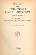 Tijdschrift voor Nederlandse Taal- en Letterkunde. Jaargang 64,  [tijdschrift] Tijdschrift voor Nederlandse Taal- en Letterkunde