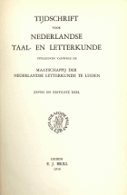 Tijdschrift voor Nederlandse Taal- en Letterkunde. Jaargang 67,  [tijdschrift] Tijdschrift voor Nederlandse Taal- en Letterkunde