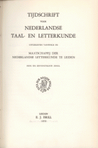Tijdschrift voor Nederlandse Taal- en Letterkunde. Jaargang 71,  [tijdschrift] Tijdschrift voor Nederlandse Taal- en Letterkunde