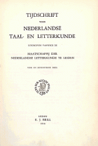 Tijdschrift voor Nederlandse Taal- en Letterkunde. Jaargang 74,  [tijdschrift] Tijdschrift voor Nederlandse Taal- en Letterkunde
