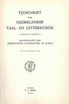 Tijdschrift voor Nederlandse Taal- en Letterkunde. Jaargang 76,  [tijdschrift] Tijdschrift voor Nederlandse Taal- en Letterkunde