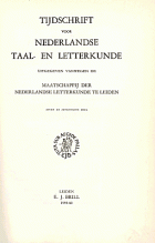 Tijdschrift voor Nederlandse Taal- en Letterkunde. Jaargang 77,  [tijdschrift] Tijdschrift voor Nederlandse Taal- en Letterkunde