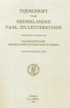 Tijdschrift voor Nederlandse Taal- en Letterkunde. Jaargang 95,  [tijdschrift] Tijdschrift voor Nederlandse Taal- en Letterkunde