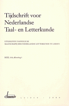 Tijdschrift voor Nederlandse Taal- en Letterkunde. Jaargang 116,  [tijdschrift] Tijdschrift voor Nederlandse Taal- en Letterkunde