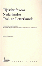 Tijdschrift voor Nederlandse Taal- en Letterkunde. Jaargang 117,  [tijdschrift] Tijdschrift voor Nederlandse Taal- en Letterkunde