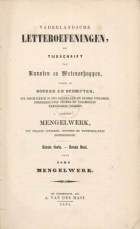 Vaderlandsche letteroefeningen. Jaargang 1861,  [tijdschrift] Vaderlandsche Letteroefeningen