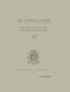 Verslagen en mededelingen van de Koninklijke Vlaamse Academie voor Taal- en Letterkunde 1934,  [tijdschrift] Verslagen en mededelingen van de Koninklijke Vlaamse Academie voor Taal- en Letterkunde