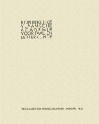 Verslagen en mededelingen van de Koninklijke Vlaamse Academie voor Taal- en Letterkunde 1937,  [tijdschrift] Verslagen en mededelingen van de Koninklijke Vlaamse Academie voor Taal- en Letterkunde