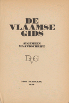 De Vlaamse Gids. Jaargang 34,  [tijdschrift] Vlaamsche Gids, De